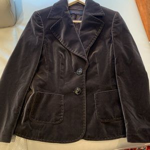 COPY - ESCADA BLAZER dark brown velours size 4